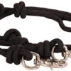 Mustang Black Knotted Barrel Reins