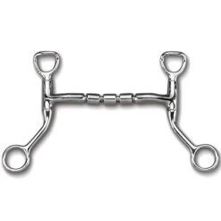 Myler 5" HBT Shank With Sweet Iron Mullen Triple Barrel