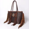 American Darling Braided Handle Chocolate Shoulder Bag -Western Cowboy Equipment ADBGM276A