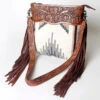 American Darling Cream & Gray Aztec Blanket Purse -Western Cowboy Equipment ADBGZ579
