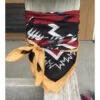 Wyoming Traders Maroon Black Aztec Wild Rag -Western Cowboy Equipment AMB