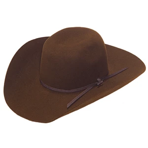 Ariat 6X Chocolate Punchy Crown Hat 3 Ariat 6X Chocolate Punchy Crown Hat