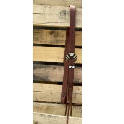 Cowperson Tack 1" Split Ear Headstall With Etched Buckle