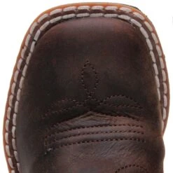 Boy's Distressed Brown And Rust Square Toe Boot -Western Cowboy Equipment BSY1912 2