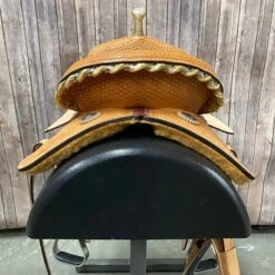 HR Saddlery 16 Inch Barrel Saddle. -Western Cowboy Equipment BarrelJ 2