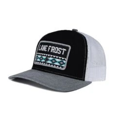 Warrior Lane Frost Cap -Western Cowboy Equipment Black White Aztec Print Patch Warrior S 1 56475.1599081198