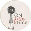 On Farm Time Coaster -Western Cowboy Equipment COC0052 1