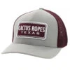 Hooey YOUTH Maroon/Grey Cap-Cactus Rope Patch -Western Cowboy Equipment CR08402 800x 7c5617af 793b 4287 8f1f 80674c2112aa