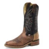 Double H Kenia Brown And Black Top Boot 2 Double H Kenia Brown And Black Top Boot -Western Cowboy Equipment DH4644