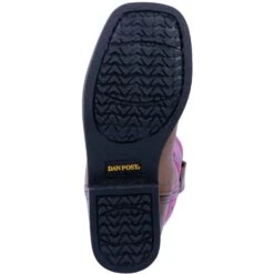 Dan Post Distressed Brown With Pink Square Toe 9 Dan Post Distressed Brown With Pink Square Toe -Western Cowboy Equipment DPC2979sole