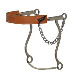 Reinsman Flat Leather Nose Hackamore