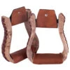 Showman Natural Rawhide Stirrups -Western Cowboy Equipment EE 5101