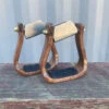 Nettles 2" Cherry Stirrup With Leveler -Western Cowboy Equipment IMG 4605