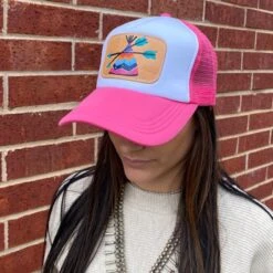 McIntire Saddlery Foam Teepee Patch Cap -Western Cowboy Equipment IMG 5665