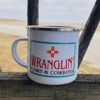 Wranglin Cows & Cowboys Campfire Mug -Western Cowboy Equipment L5053