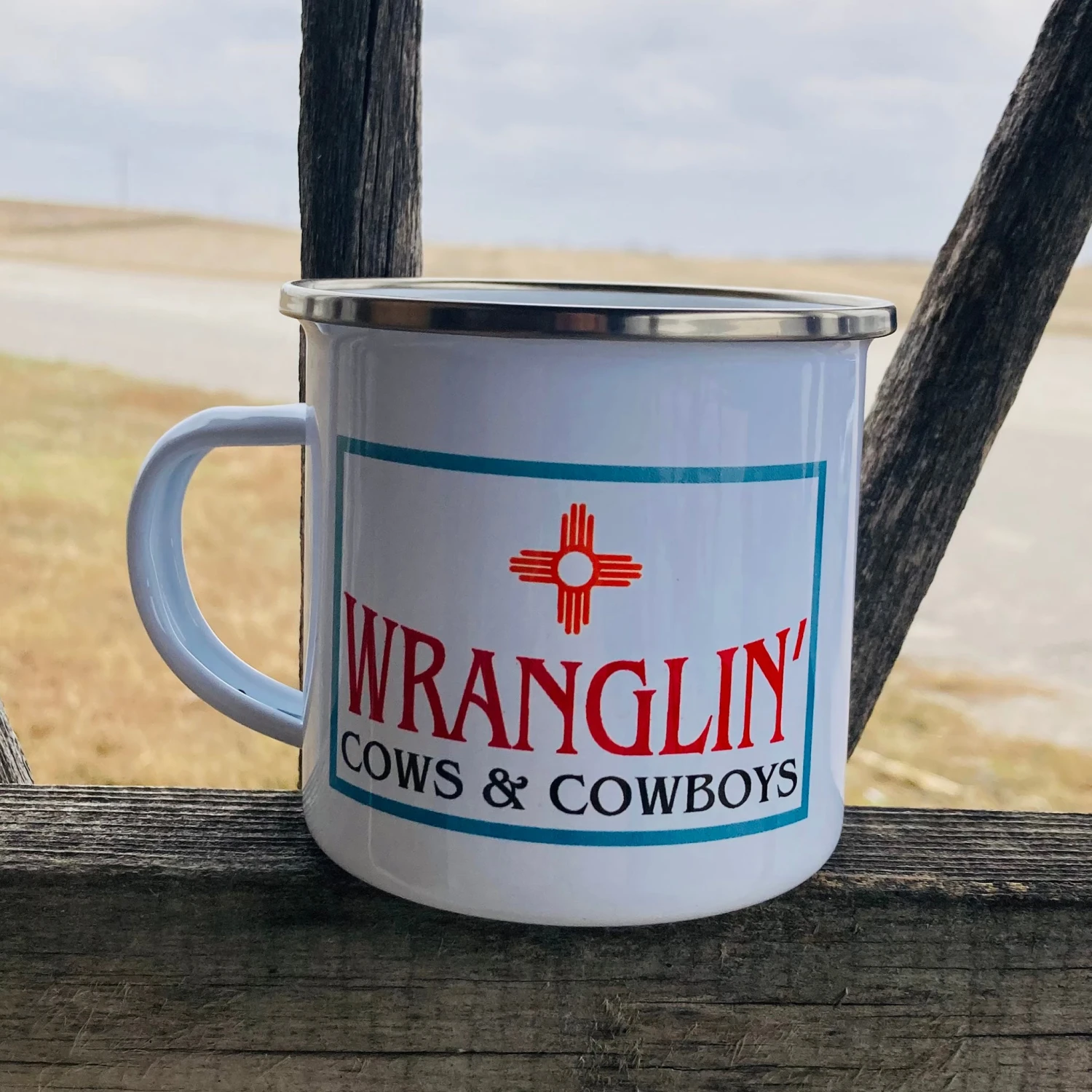 Wranglin Cows & Cowboys Campfire Mug 3 Wranglin Cows & Cowboys Campfire Mug