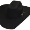 6X Black Maverick Felt Hat 2 6X Black Maverick Felt Hat -Western Cowboy Equipment MAV 1 BK