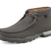Twisted X Men's Grey Rubberized DuraTWX Chukka Driving Moc