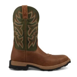 Twisted X Ultra Lite Ginger/Olive Work Boot -Western Cowboy Equipment MULN001 04