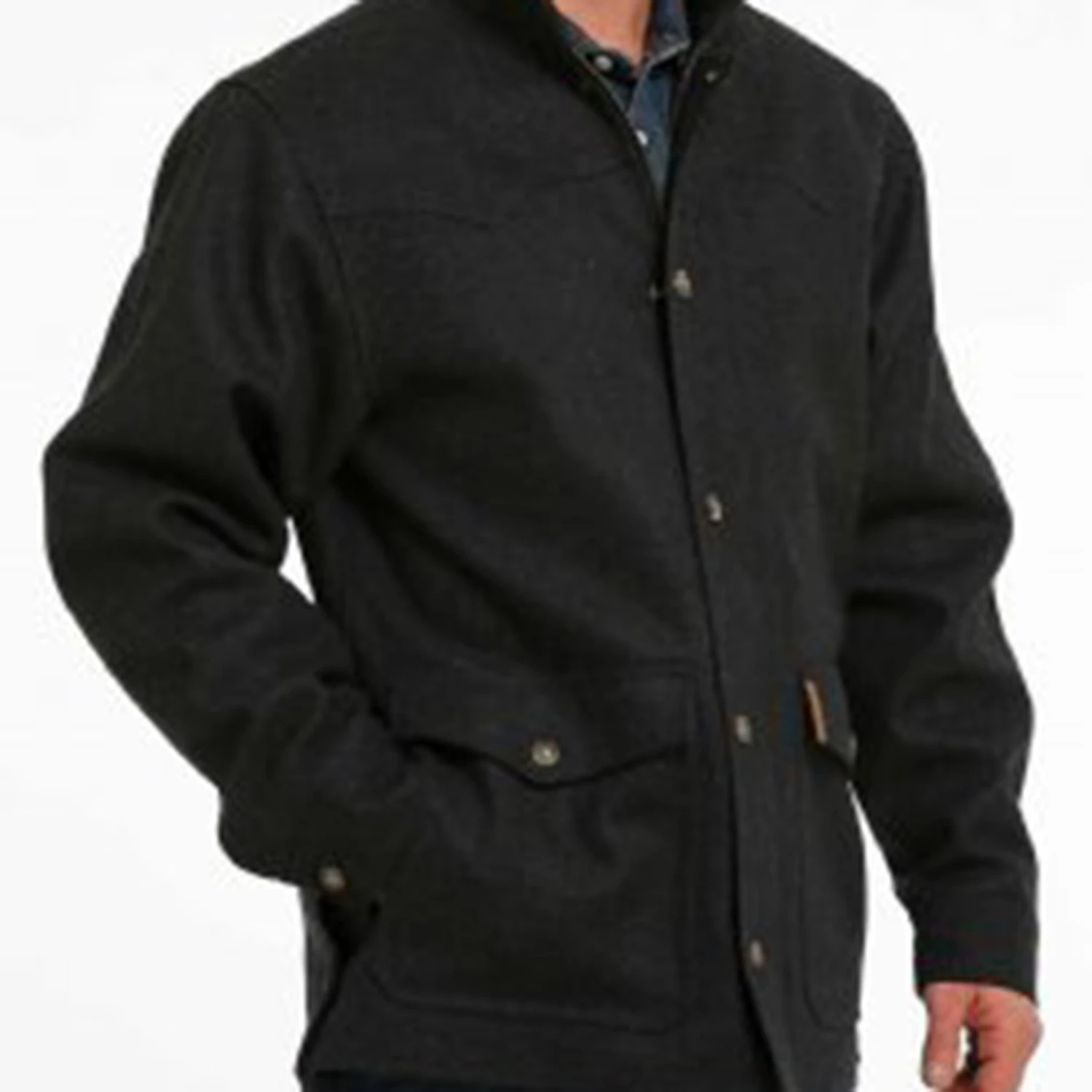 Cinch Men's Charcoal Ranch Coat 4 Cinch Men's Charcoal Ranch Coat - Image 2