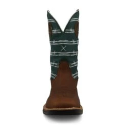 Twisted X Brown And Green-Blue Tech X Boot -Western Cowboy Equipment MXWW001 05
