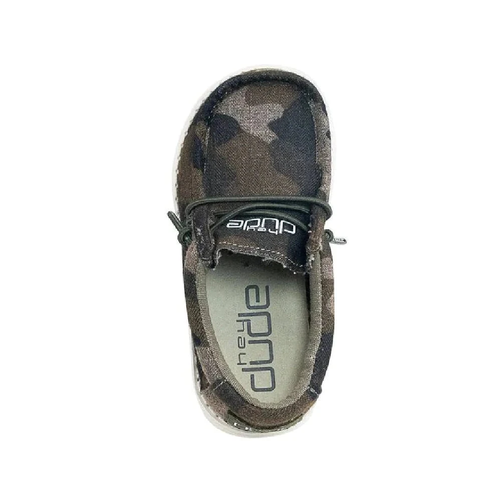Heydude Hey Dude Wally Toddler Linen Camo 5 Heydude Hey Dude Wally Toddler Linen Camo - Image 3