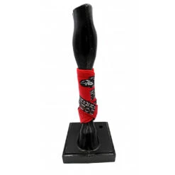 Ortho Equine Front Red Pendleton Style Complete Comfort Boot -Western Cowboy Equipment PendletonBlackBoot2