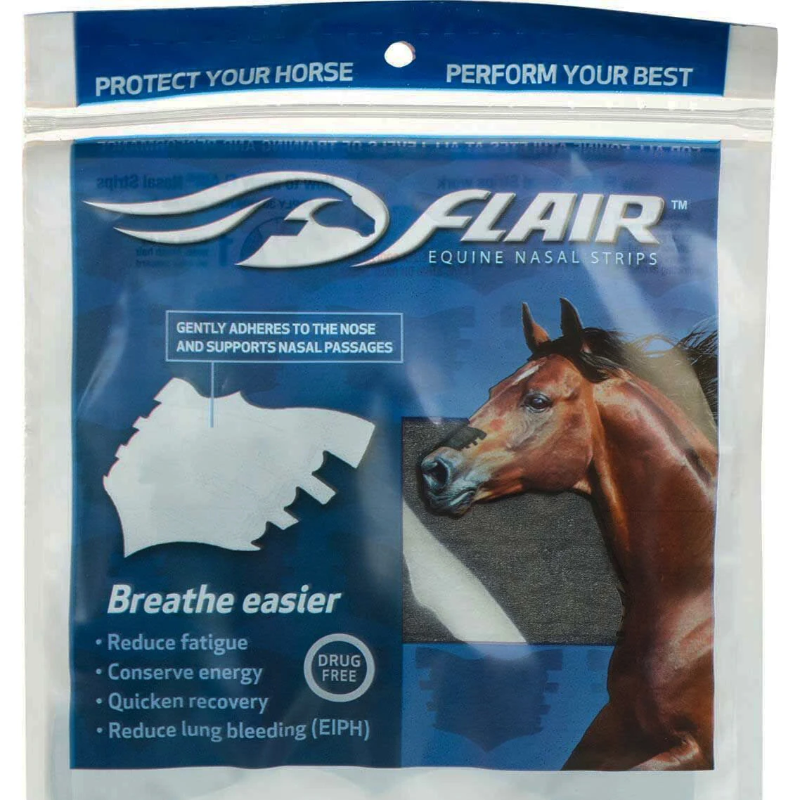 Flair Equine Nasal Strips White - Singles 3 Flair Equine Nasal Strips White - Singles