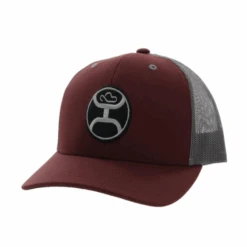 Hooey Maroon And Grey Primo Cap