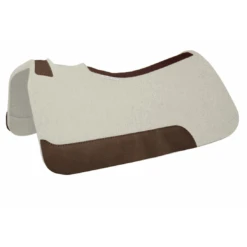 5 Star The Rancher Saddle Pad - Natural W/ Cinch Cutout