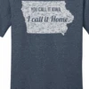 Unisex Navy Call It Home Iowa T Shirt
