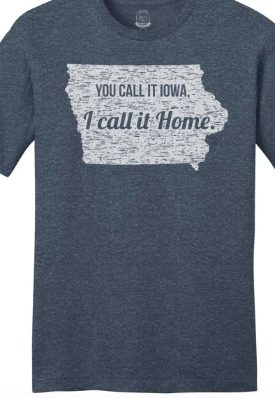 Unisex Navy Call It Home Iowa T Shirt 3 Unisex Navy Call It Home Iowa T Shirt