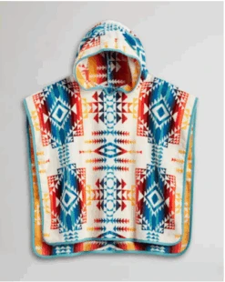 Pendleton Ivory Pilot Rock Kids Hooded Towel