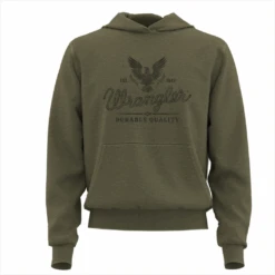 Wrangler Olive Logo Hoodie