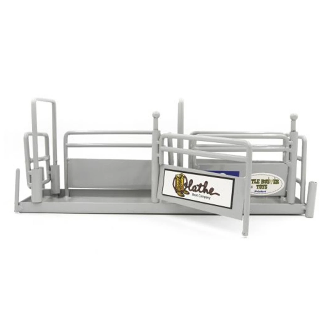 Little Buster Toys Grey Bucking Chute 4 Little Buster Toys Grey Bucking Chute - Image 2