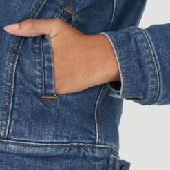 Wrangler Women's Denim Sherpa Jacket 9 Wrangler Women's Denim Sherpa Jacket -Western Cowboy Equipment Screenshot2023 01 06145410