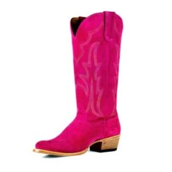 Macie Bean Hot Pink Suede Boots -Western Cowboy Equipment Screenshot2023 05 24130149
