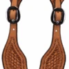 Ladies Light Oiled Basket Weave Spur Strap -Western Cowboy Equipment SpurStrap 57