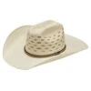 Twister Adult Ivory And Tan Bangora Straw Hat -Western Cowboy Equipment T71820