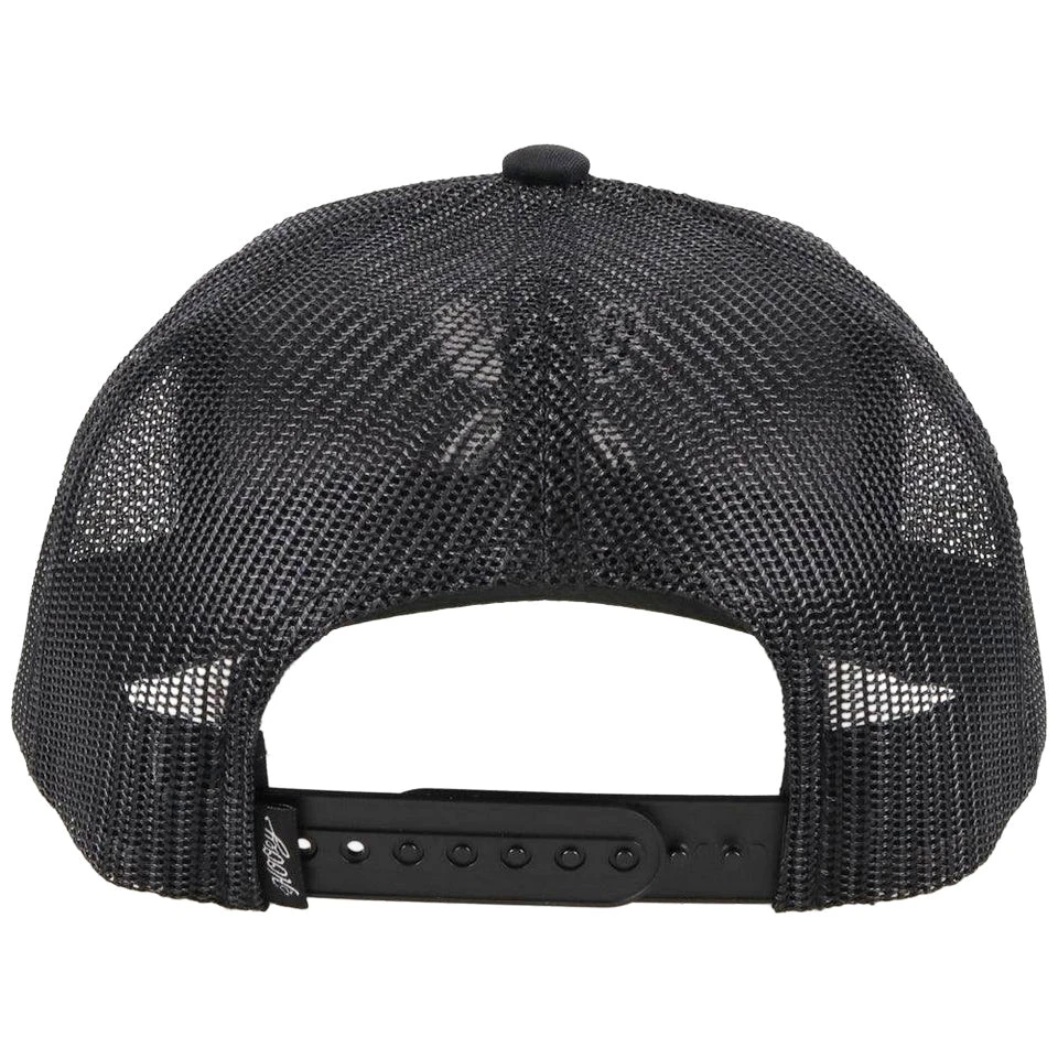 Hooey Grey/Black Texican Cap- 3 Color Hooey Up Patch 4 Hooey Grey/Black Texican Cap- 3 Color Hooey Up Patch - Image 2