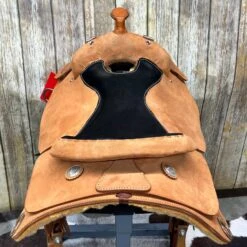 Paul Taylor Training Saddle 9 Paul Taylor Training Saddle -Western Cowboy Equipment Trainingback