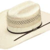 10X Shantung Hat - Tan/Ivory