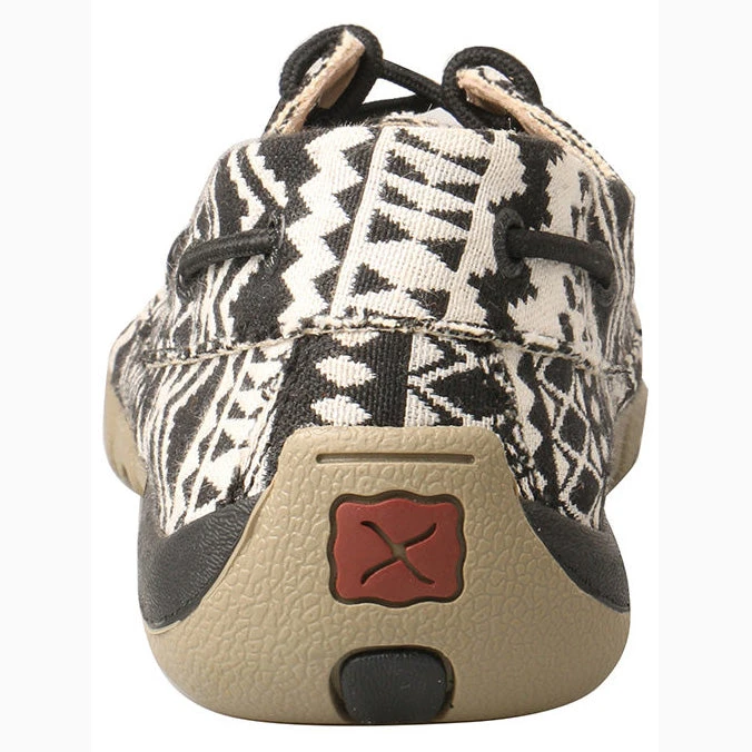 Twisted X Women's Black And White Aztec Mocc 4 Twisted X Women's Black And White Aztec Mocc - Image 2