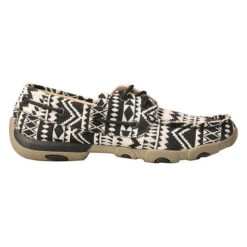 Twisted X Women's Black And White Aztec Mocc 11 Twisted X Women's Black And White Aztec Mocc -Western Cowboy Equipment WDM0112 RT 510x700 510x700 1
