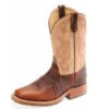 Double H Men's Cream And Brown Square Toe Boots 1 Double H Men's Cream And Brown Square Toe Boots -Western Cowboy Equipment WEG02583