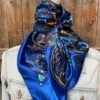 Blue & Aqua Swirl Wild Rag -Western Cowboy Equipment WR3302