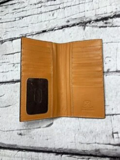 Twisted X Floral Tan/Black Wallet -Western Cowboy Equipment XH 106