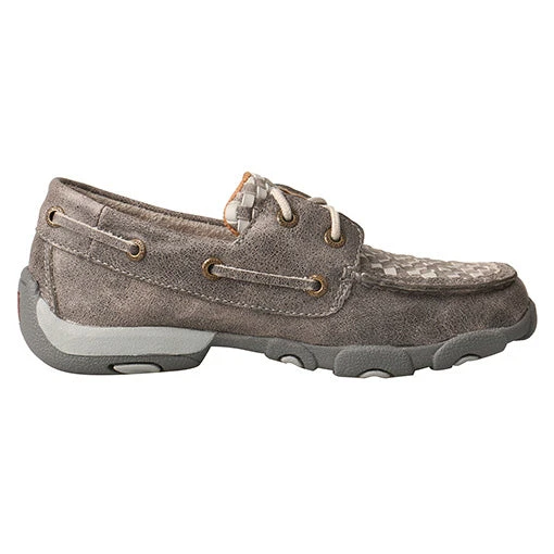 Twisted X Kid's Grey Weave Moc 6 Twisted X Kid's Grey Weave Moc - Image 4