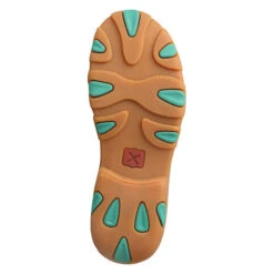 Twisted X Youth Dust & Turquoise ECO Driving Moc -Western Cowboy Equipment YDM0040 BT 510x700 510x700 1