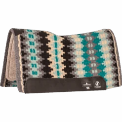 Classic Equine Charcoal & Teal Zone Pad